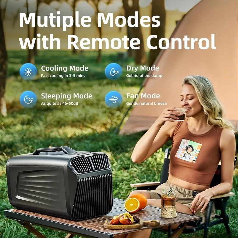 Outdoor Power Vac - Condizionatore d'Aria Portatile 5200BTU per Tenda,