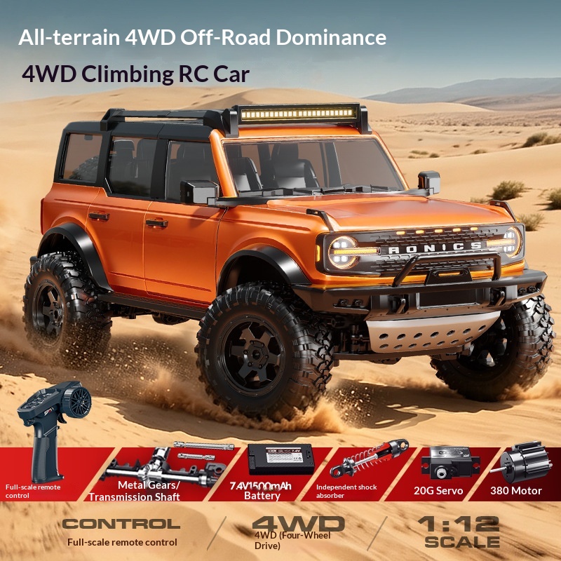 Outdoor Power Brush - Auto Telecomandata Hongxing R22 RC 4WD