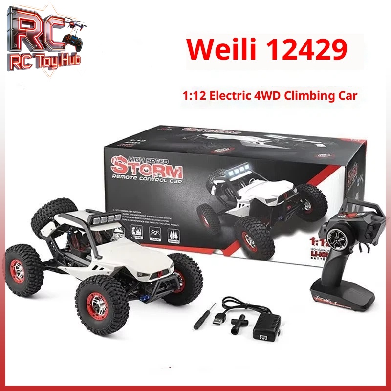 Outdoor Power Brush - WL Tech XK 12429 Telecomando 4WD