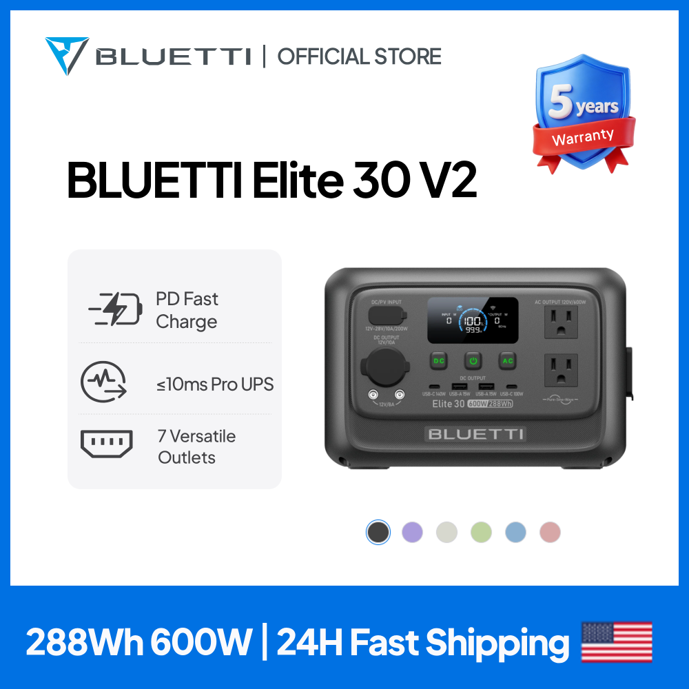 【Rinnovato】BLUETTI Elite 30 V2 - Outdoor Power Generator recensione e prezzo