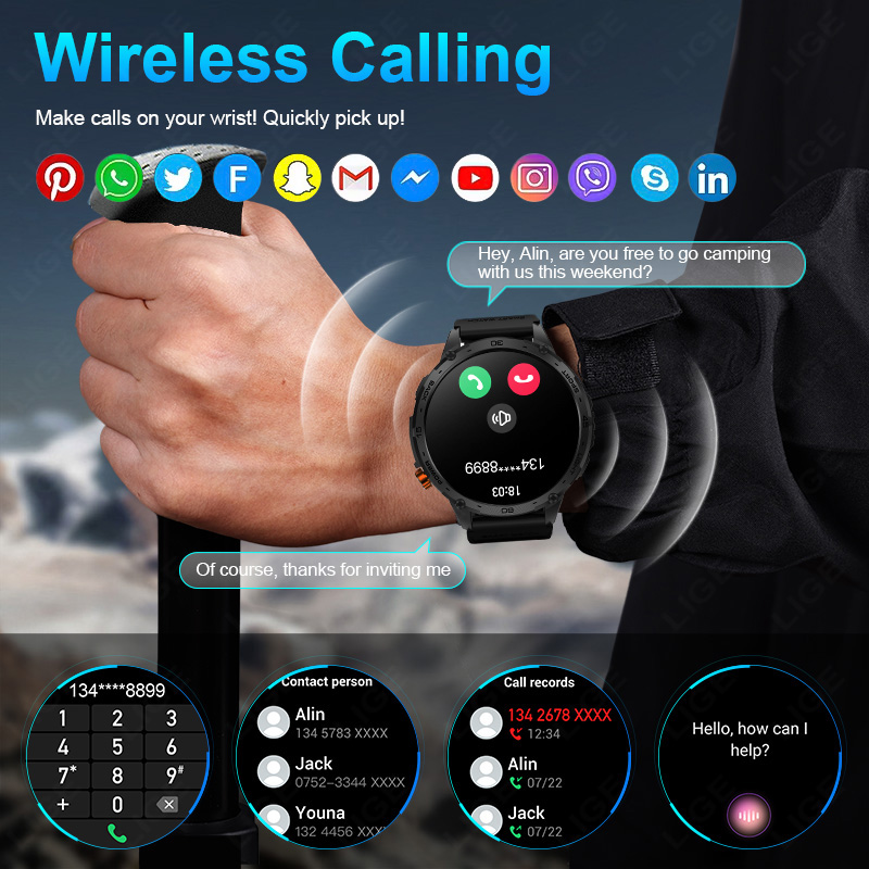 2026 Nuovo Smartwatch per Andr - Outdoor Power Lead recensione e prezzo